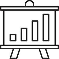 Wachstum Geschäft Symbol Symbol Vektor Bild. Illustration von das Fortschritt Gliederung Infografik Strategie Entwicklung Design Bild