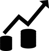 tillväxt företag ikon symbol vektor bild. illustration av de framsteg översikt infographic strategi utveckling design bild