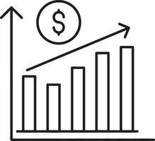 tillväxt företag ikon symbol vektor bild. illustration av de framsteg översikt infographic strategi utveckling design bild