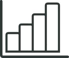 Wachstum Geschäft Symbol Symbol Vektor Bild. Illustration von das Fortschritt Gliederung Infografik Strategie Entwicklung Design Bild