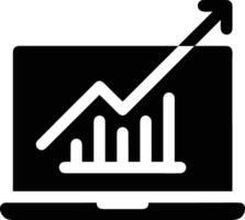 Wachstum Geschäft Symbol Symbol Vektor Bild. Illustration von das Fortschritt Gliederung Infografik Strategie Entwicklung Design Bild