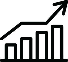 tillväxt företag ikon symbol vektor bild. illustration av de framsteg översikt infographic strategi utveckling design bild