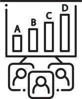 Wachstum Geschäft Symbol Symbol Vektor Bild. Illustration von das Fortschritt Gliederung Infografik Strategie Entwicklung Design Bild