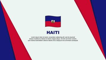 haiti flagga abstrakt bakgrund design mall. haiti oberoende dag baner tecknad serie vektor illustration. haiti baner