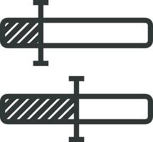 Wachstum Geschäft Symbol Symbol Vektor Bild. Illustration von das Fortschritt Gliederung Infografik Strategie Entwicklung Design Bild