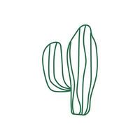 Kaktus Linie Vektor Element , Kaktus Illustration Symbol , Kaktus Symbol , Pflanze Kaktus Linie