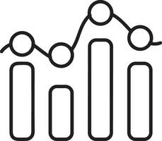 Wachstum Geschäft Symbol Symbol Vektor Bild. Illustration von das Fortschritt Gliederung Infografik Strategie Entwicklung Design Bild