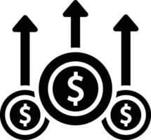 Wachstum Geschäft Symbol Symbol Vektor Bild. Illustration von das Fortschritt Gliederung Infografik Strategie Entwicklung Design Bild