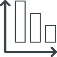 Wachstum Geschäft Symbol Symbol Vektor Bild. Illustration von das Fortschritt Gliederung Infografik Strategie Entwicklung Design Bild