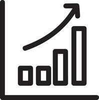 tillväxt företag ikon symbol vektor bild. illustration av de framsteg översikt infographic strategi utveckling design bild