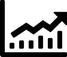 Wachstum Geschäft Symbol Symbol Vektor Bild. Illustration von das Fortschritt Gliederung Infografik Strategie Entwicklung Design Bild