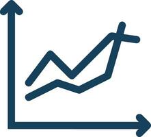 Wachstum Geschäft Symbol Symbol Vektor Bild. Illustration von das Fortschritt Gliederung Infografik Strategie Entwicklung Design Bild