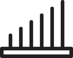 Wachstum Geschäft Symbol Symbol Vektor Bild. Illustration von das Fortschritt Gliederung Infografik Strategie Entwicklung Design Bild