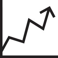 tillväxt företag ikon symbol vektor bild. illustration av de framsteg översikt infographic strategi utveckling design bild