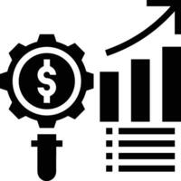 tillväxt företag ikon symbol vektor bild. illustration av de framsteg översikt infographic strategi utveckling design bild