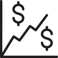 Wachstum Geschäft Symbol Symbol Vektor Bild. Illustration von das Fortschritt Gliederung Infografik Strategie Entwicklung Design Bild