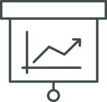 tillväxt företag ikon symbol vektor bild. illustration av de framsteg översikt infographic strategi utveckling design bild