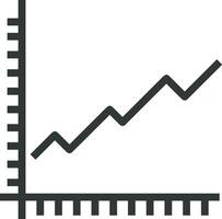 Wachstum Geschäft Symbol Symbol Vektor Bild. Illustration von das Fortschritt Gliederung Infografik Strategie Entwicklung Design Bild