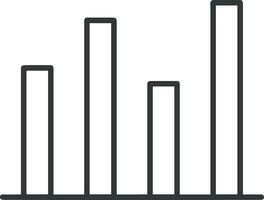 Wachstum Geschäft Symbol Symbol Vektor Bild. Illustration von das Fortschritt Gliederung Infografik Strategie Entwicklung Design Bild