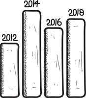 tillväxt företag ikon symbol vektor bild. illustration av de framsteg översikt infographic strategi utveckling design bild