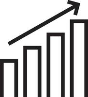 tillväxt företag ikon symbol vektor bild. illustration av de framsteg översikt infographic strategi utveckling design bild