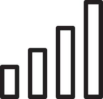 Wachstum Geschäft Symbol Symbol Vektor Bild. Illustration von das Fortschritt Gliederung Infografik Strategie Entwicklung Design Bild