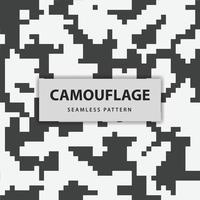 militära och armé pixel kamouflage sömlösa mönster vektor