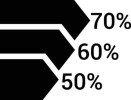 tillväxt företag ikon symbol vektor bild. illustration av de framsteg översikt infographic strategi utveckling design bild