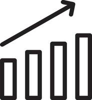 tillväxt företag ikon symbol vektor bild. illustration av de framsteg översikt infographic strategi utveckling design bild