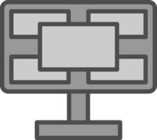 Bildschirme Vektor Symbol Design
