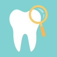 dental hälsa kolla upp vektor