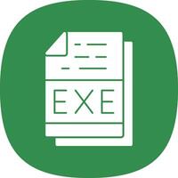 exe Datei Format Vektor Symbol Design