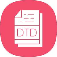 dtd Datei Format Vektor Symbol Design