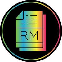 rm Datei Format Vektor Symbol Design