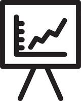 Wachstum Geschäft Symbol Symbol Vektor Bild. Illustration von das Fortschritt Gliederung Infografik Strategie Entwicklung Design Bild