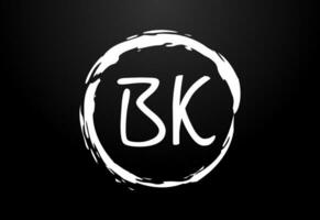 Initiale Brief b k Logo Design Vektor. Grafik Alphabet Symbol zum korporativ Geschäft vektor