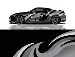 sport bil dekal wrap design vektor