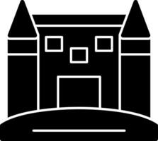 Sand Schloss Vektor Symbol Design