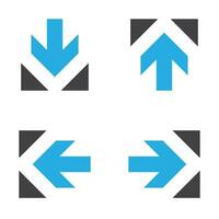 Wachstum Logo, Leuchter, und Pfeil Symbol Konzept illustrieren Fortschritt und Erfolg im Unternehmen vektor