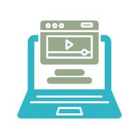 Webinar-Vektorsymbol vektor