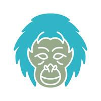 Orang-Utan-Vektorsymbol vektor