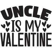 farbror är min valentine vektor