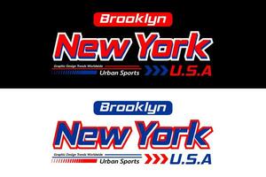 ny york urban sporter design, för skriva ut på t shirts etc. vektor