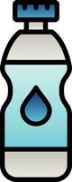 vatten flaska vektor ikon design