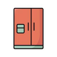 Kühlschrank Symbol Vektor Design Vorlage einfach und sauber