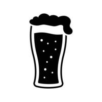 Bier Glas Symbol Vektor Design Vorlage einfach und sauber