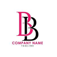 bb Typografie Logo vektor