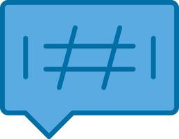 Hashtags-Vektor-Icon-Design vektor