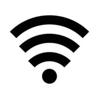 Internet Verbindung Vektor Glyphe Symbol zum persönlich und kommerziell verwenden.