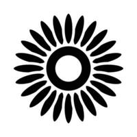 solros vektor glyf ikon för personlig och kommersiell använda sig av.
